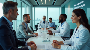 Corporate wellness meeting