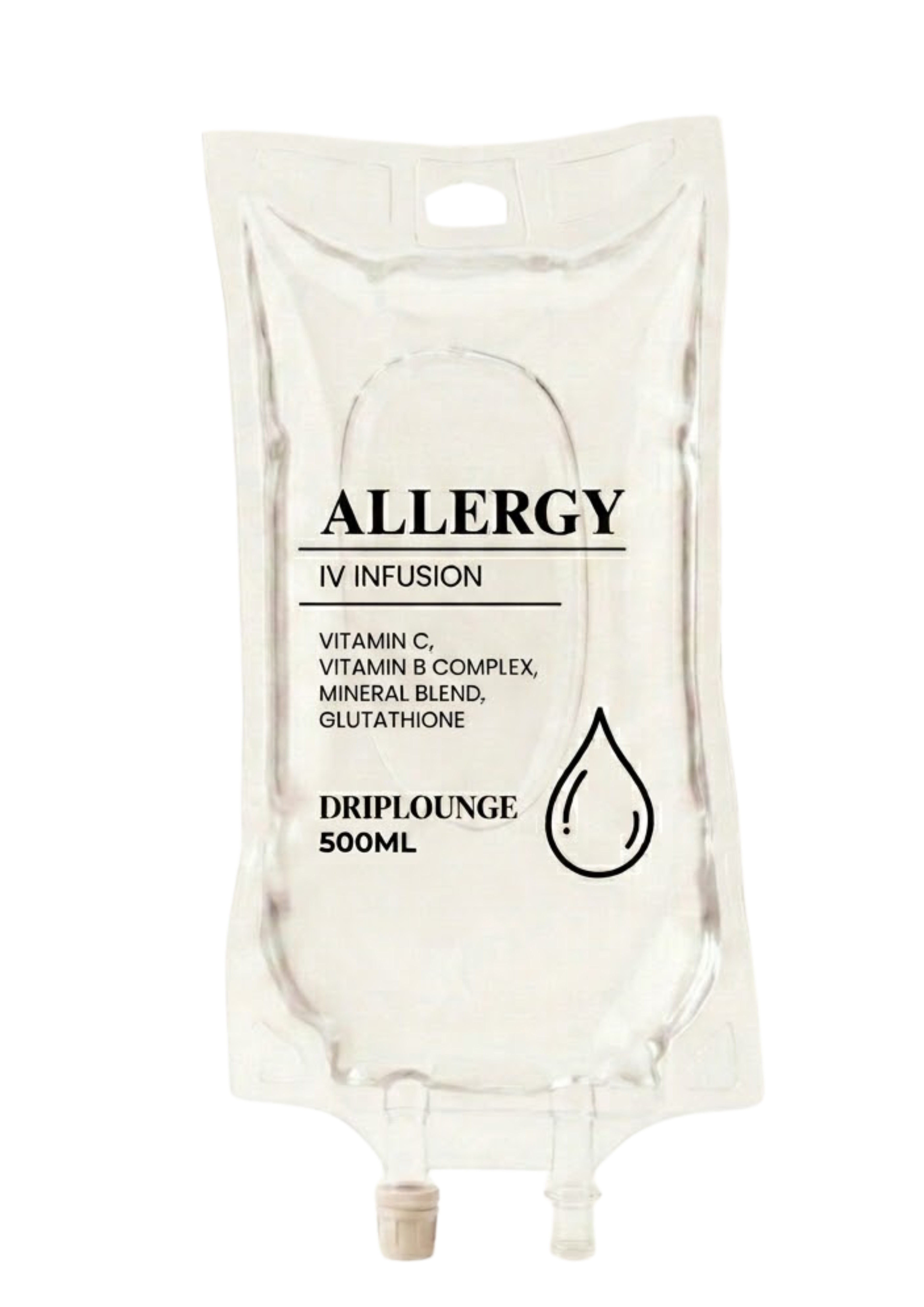 Allergy IV infusion bag